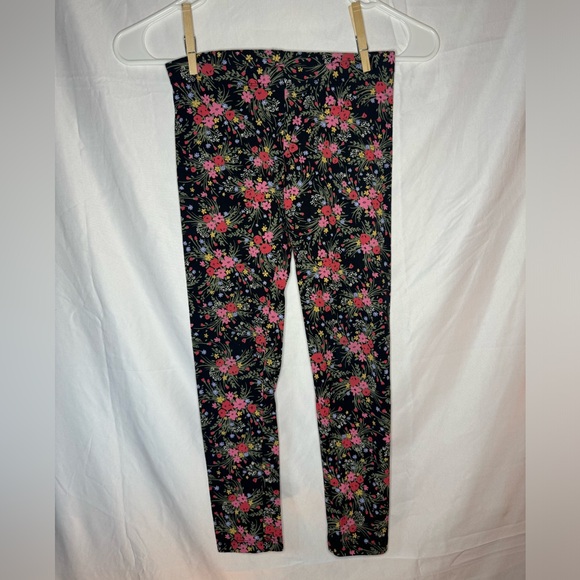 Cat & Jack Girls Leggings Bundle of 3, Floral, Heart, Rainbow Leggings, size m,8 - Picture 7 of 16